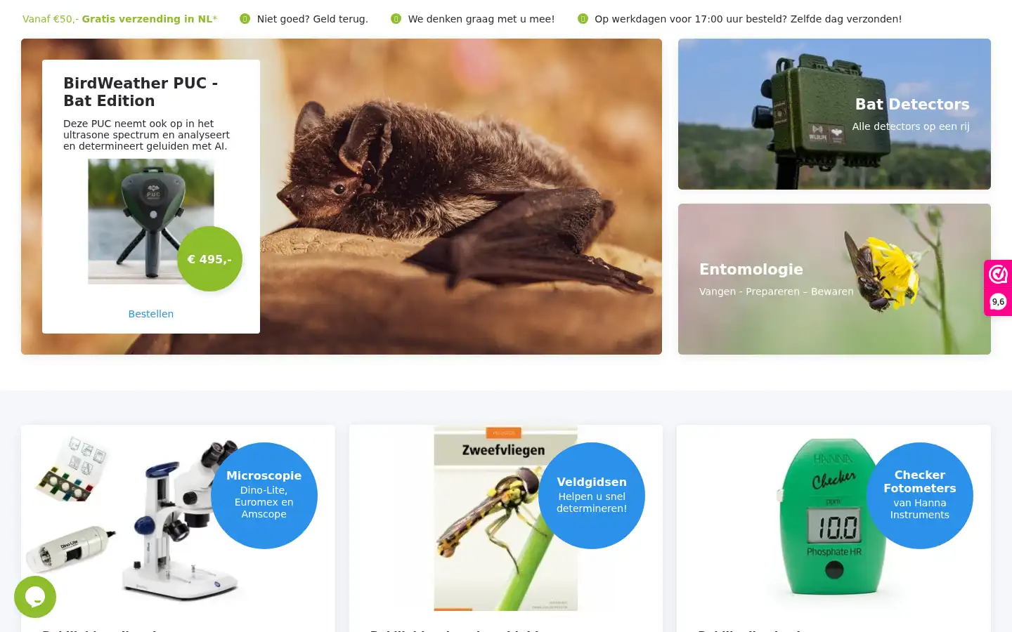 Screenshot of veldshop.nl