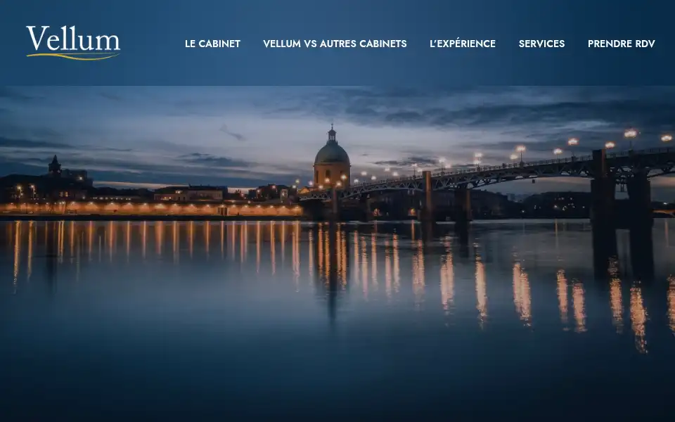 Screenshot of vellumfinance.com