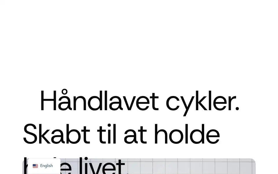Screenshot of velobarista.dk