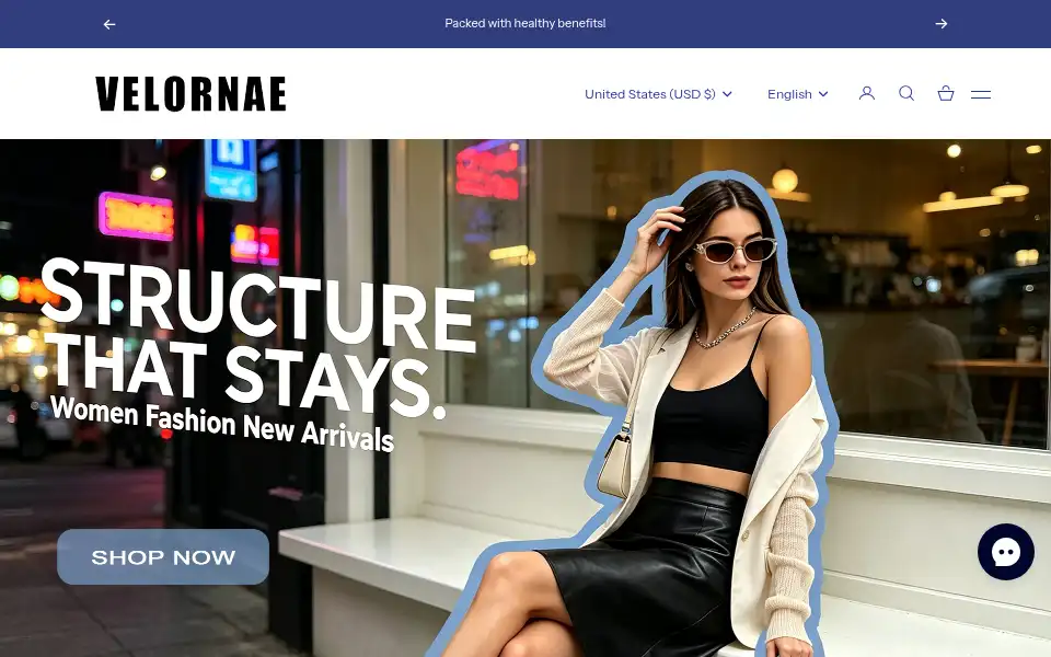 Screenshot of velornae.com