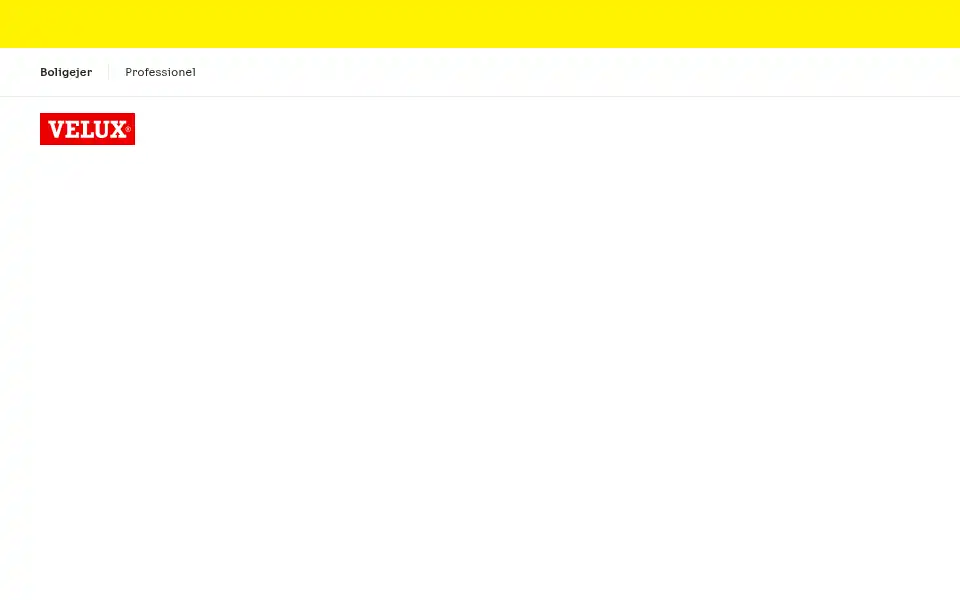 Screenshot of velux.dk