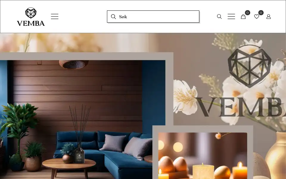 Screenshot of vemba.no