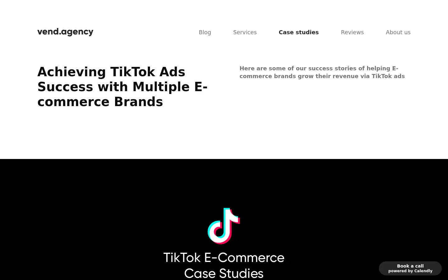 Screenshot of vend.agency