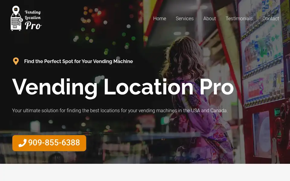 Screenshot of vendinglocationpro.com