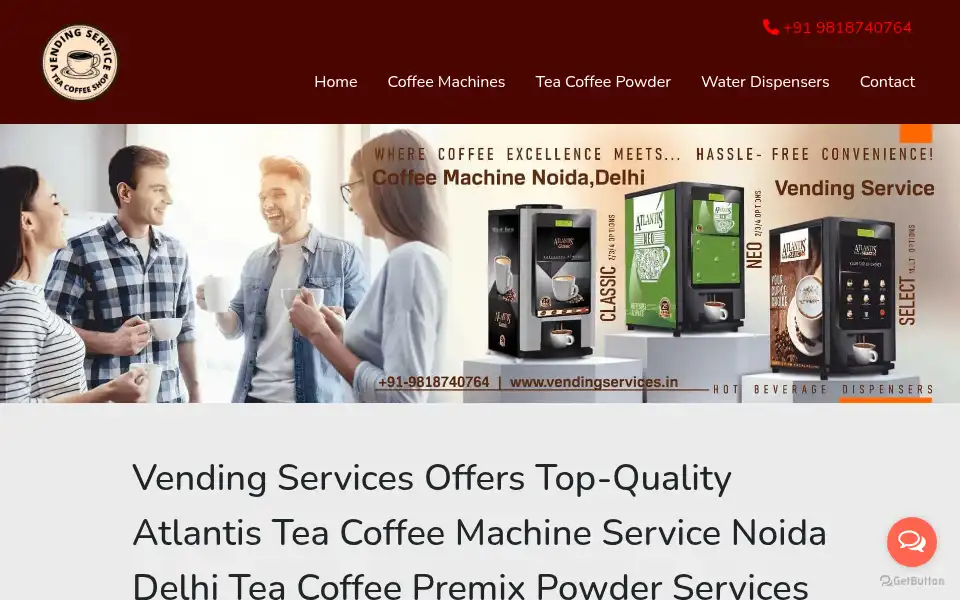 Screenshot of vendingservices.in