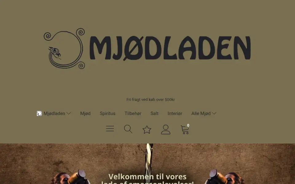 Screenshot of vendors.dk