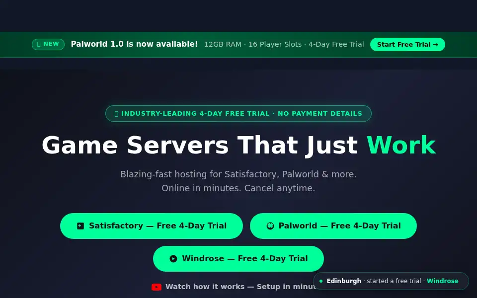 Screenshot of venomhosting.co.uk