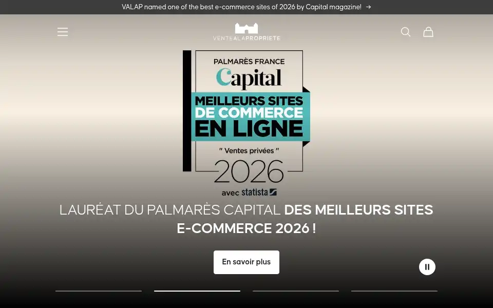 Screenshot of ventealapropriete.be