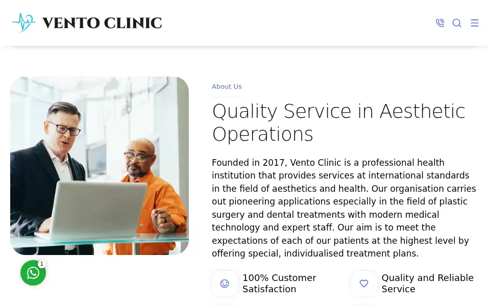 Screenshot of ventoclinic.com