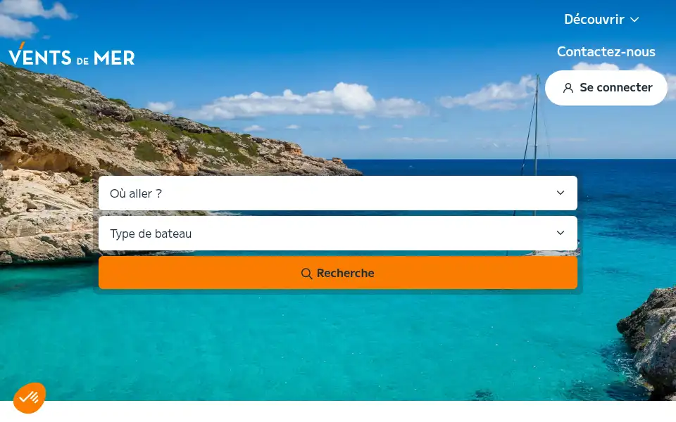 Screenshot of ventsdemer.fr