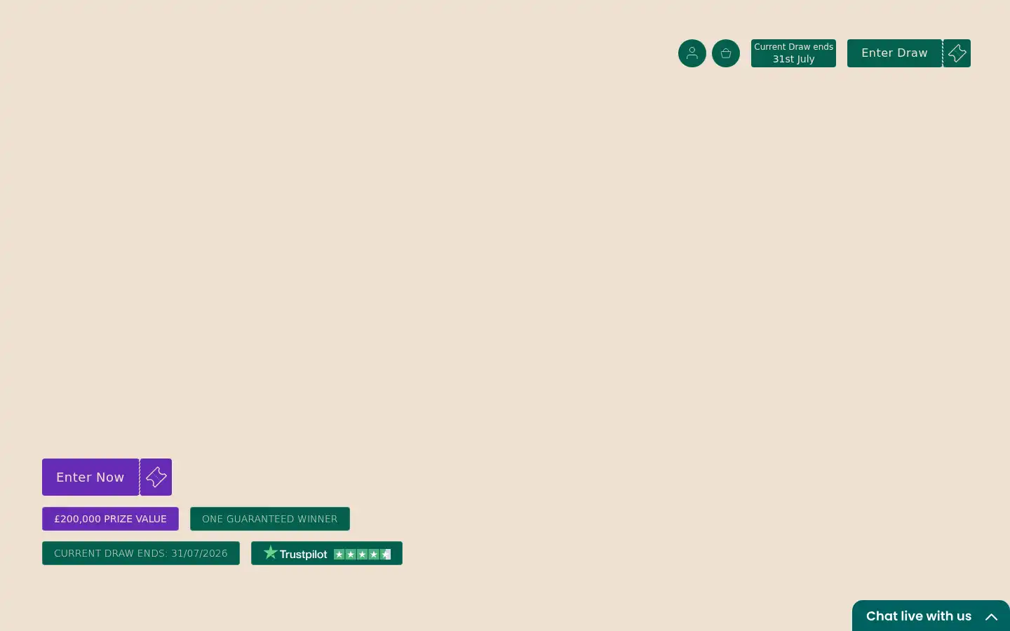 Screenshot of ventusprizedraws.com