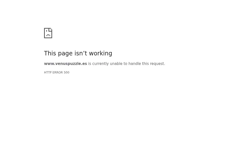 Screenshot of venuspuzzle.es