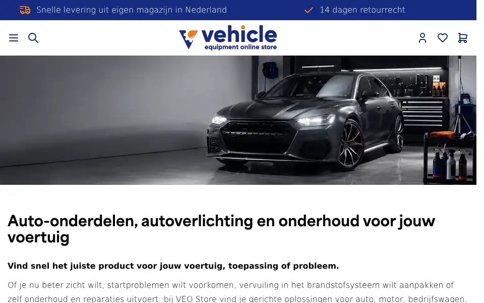 Screenshot of veo-store.nl