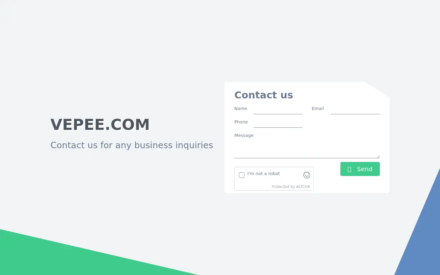 Screenshot of vepee.com