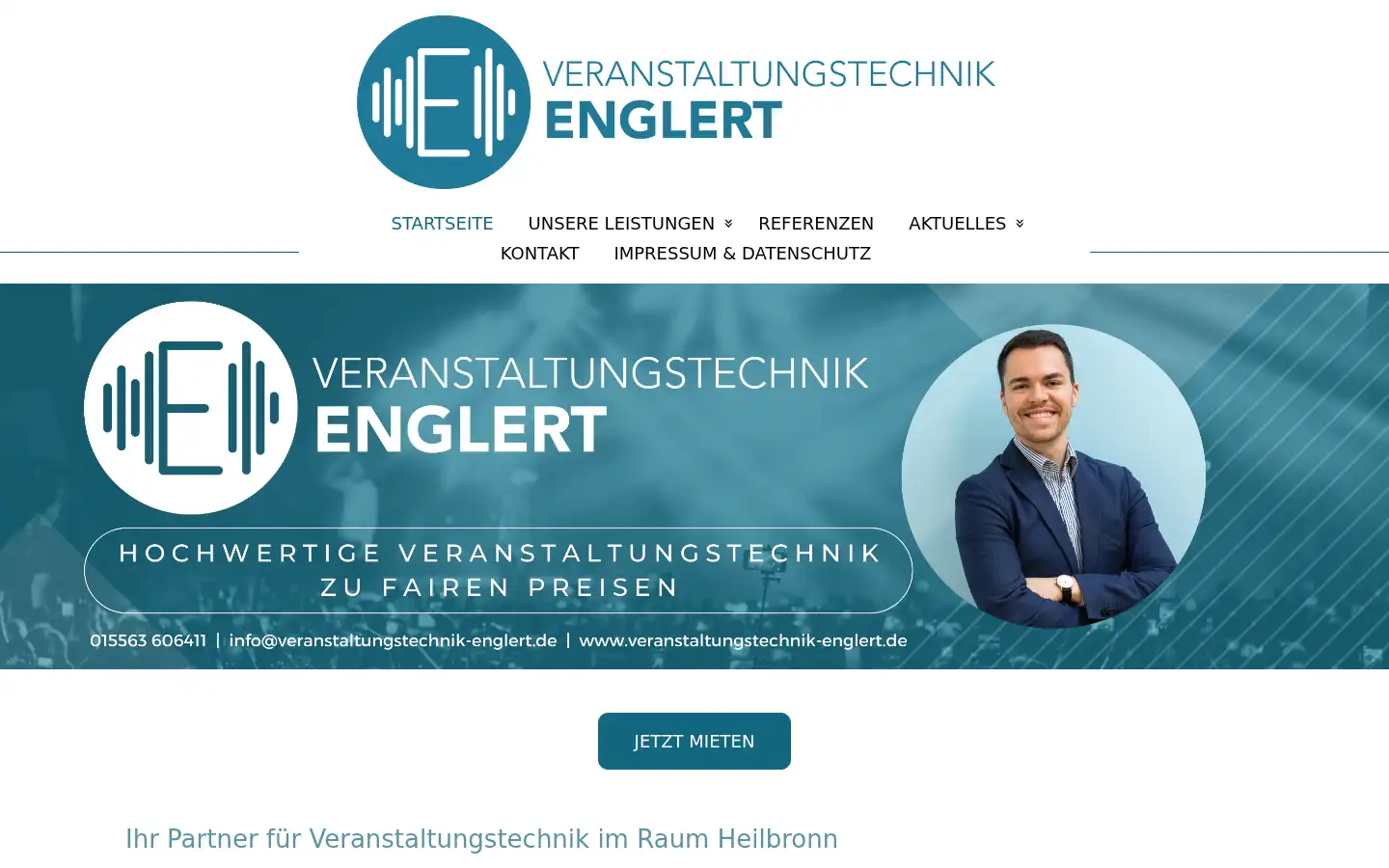 Screenshot of veranstaltungstechnik-englert.de