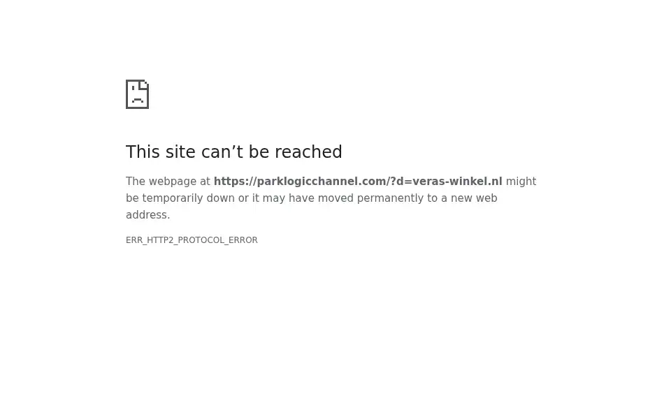 Screenshot of veras-winkel.nl