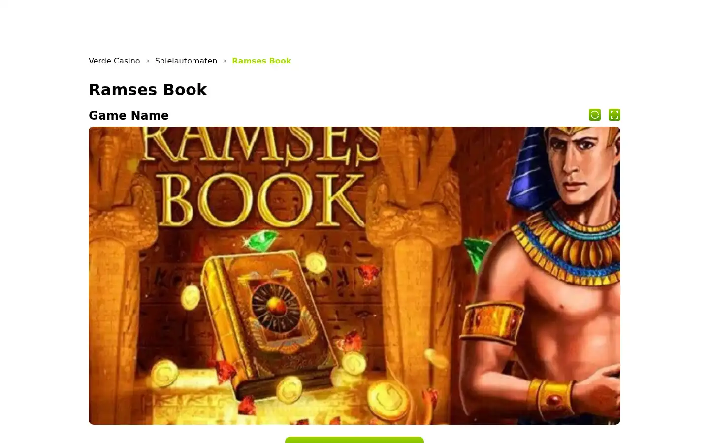 Screenshot of verdecasino.de
