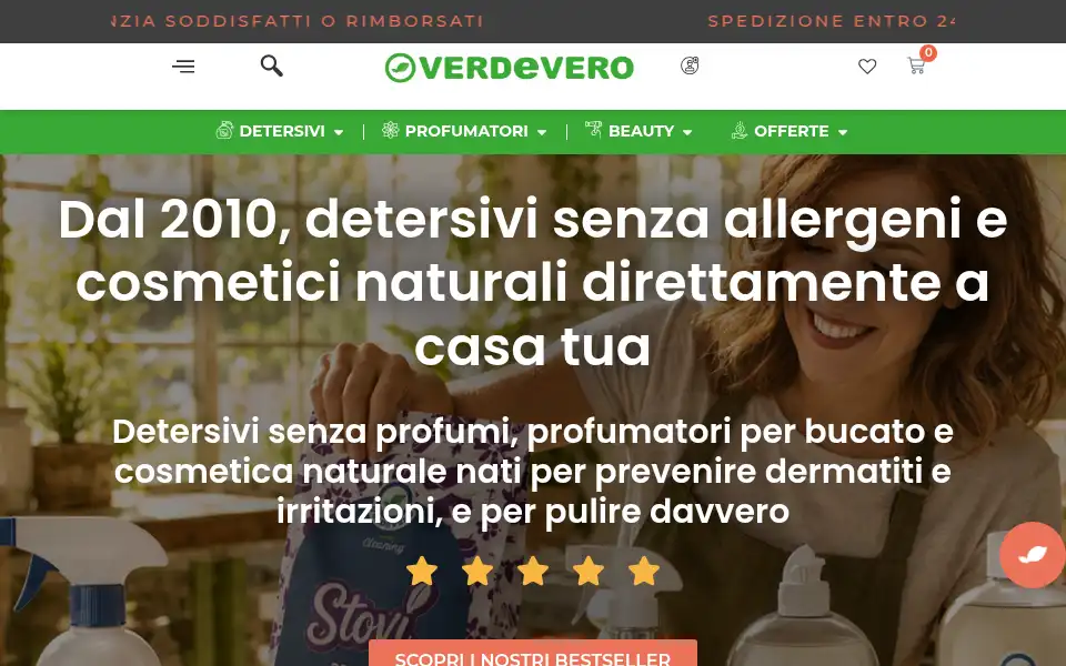 Screenshot of verdevero.it