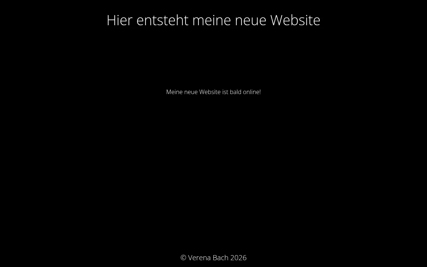 Screenshot of verenabach.de