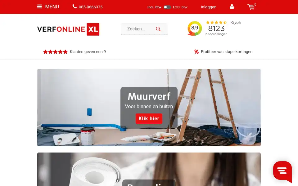 Screenshot of verfonline-xl.nl