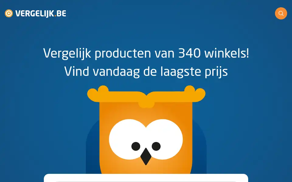 Screenshot of vergelijk.be