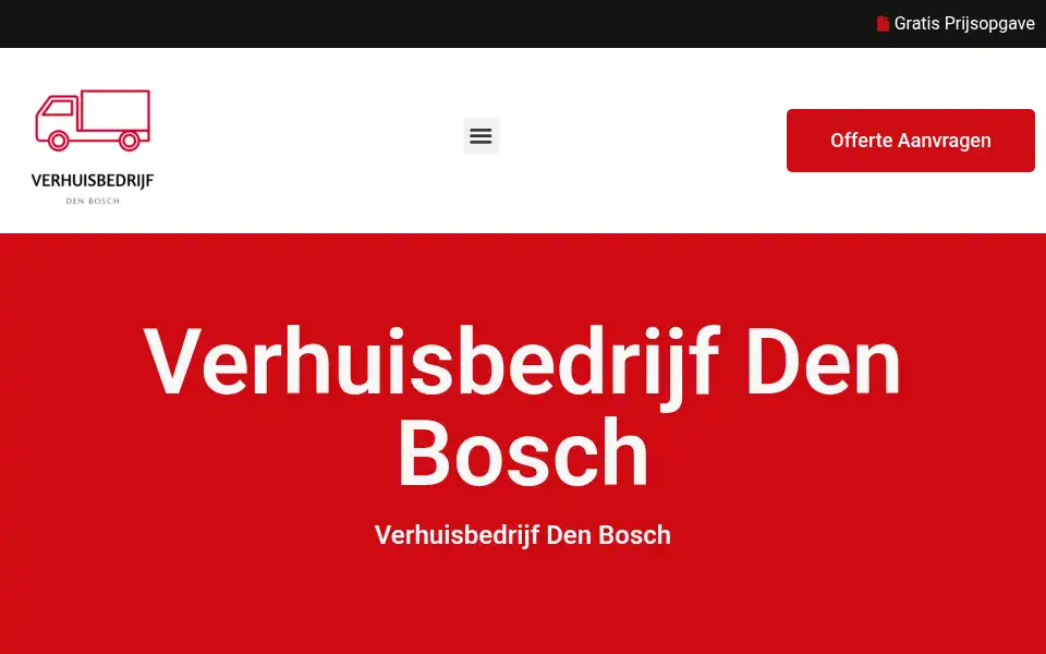 Screenshot of verhuisbedrijfdenbosch.com