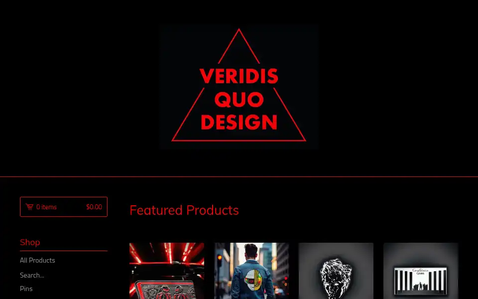 Screenshot of veridisquodesign.com