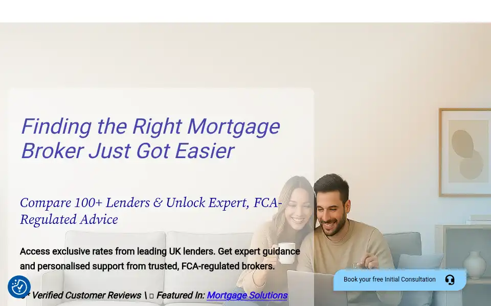 Screenshot of verifimortgages.co.uk
