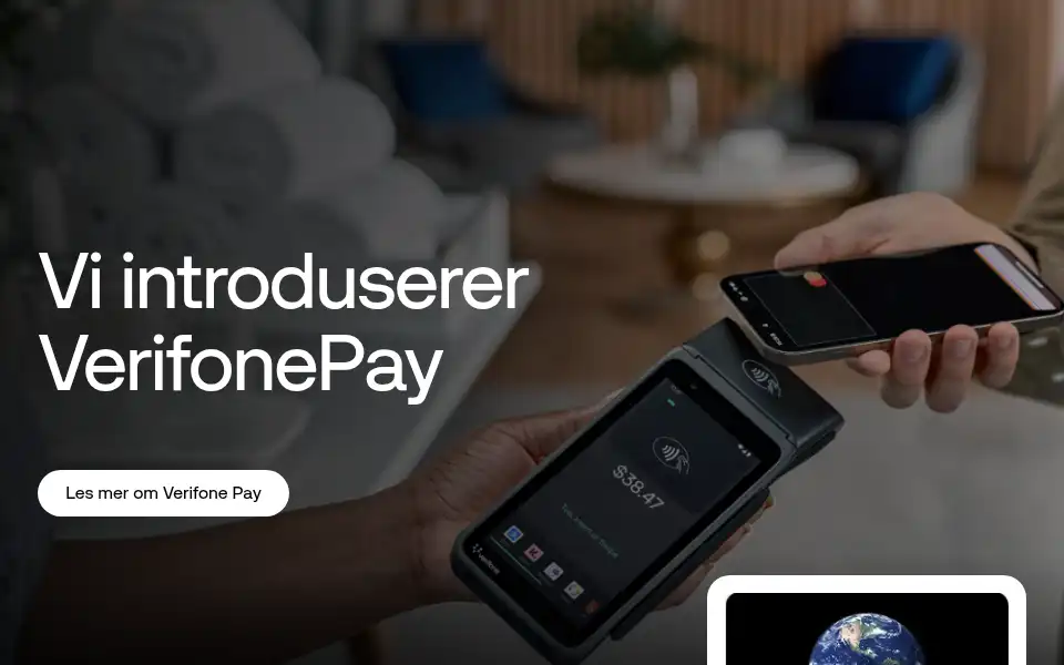 Screenshot of verifone.no