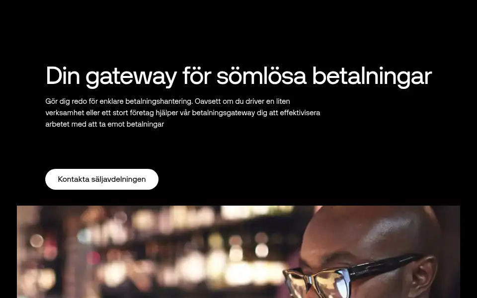 Screenshot of verifone.se