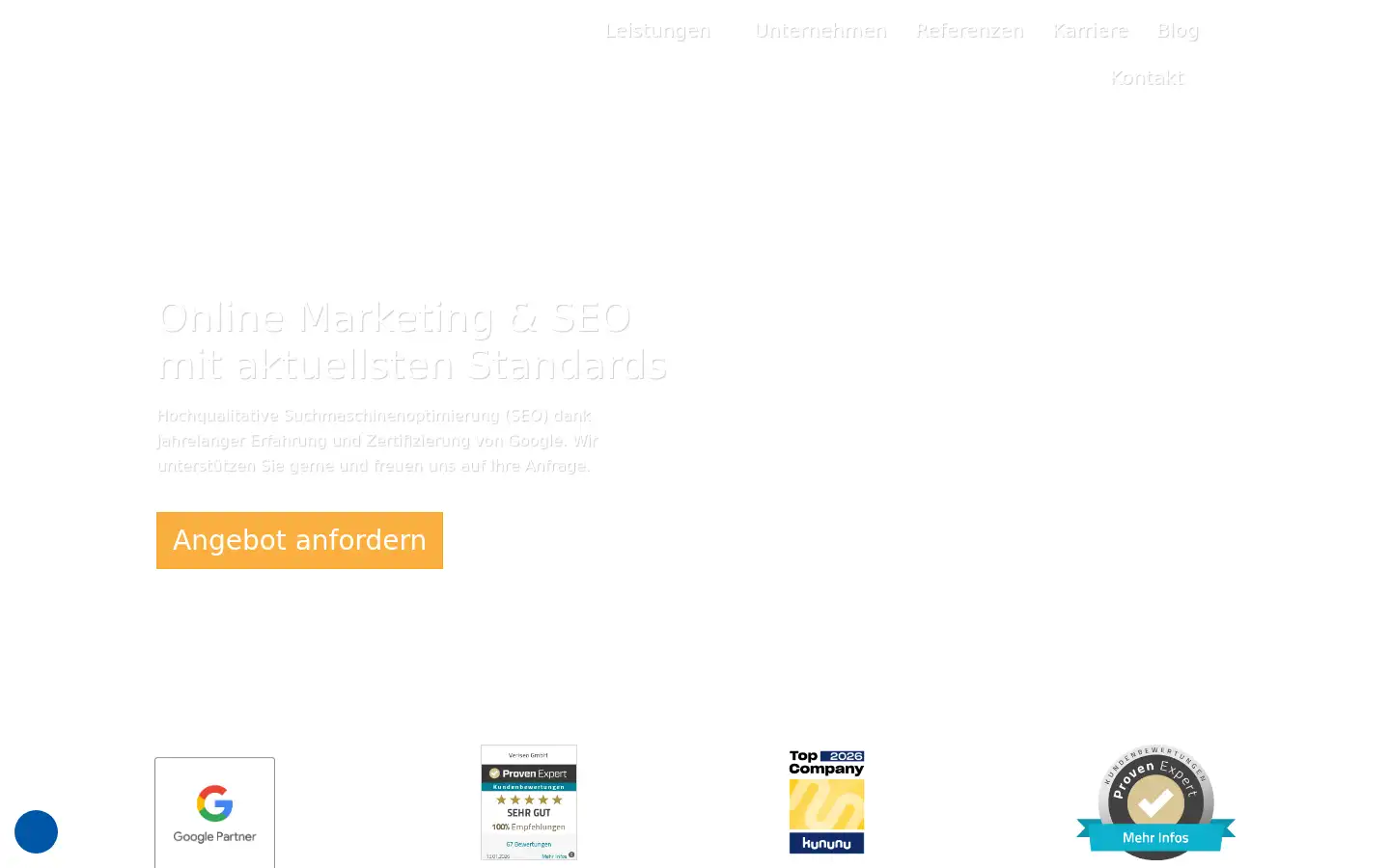 Screenshot of veriseo.de