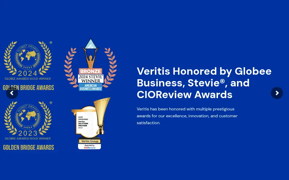 Screenshot of veritis.com