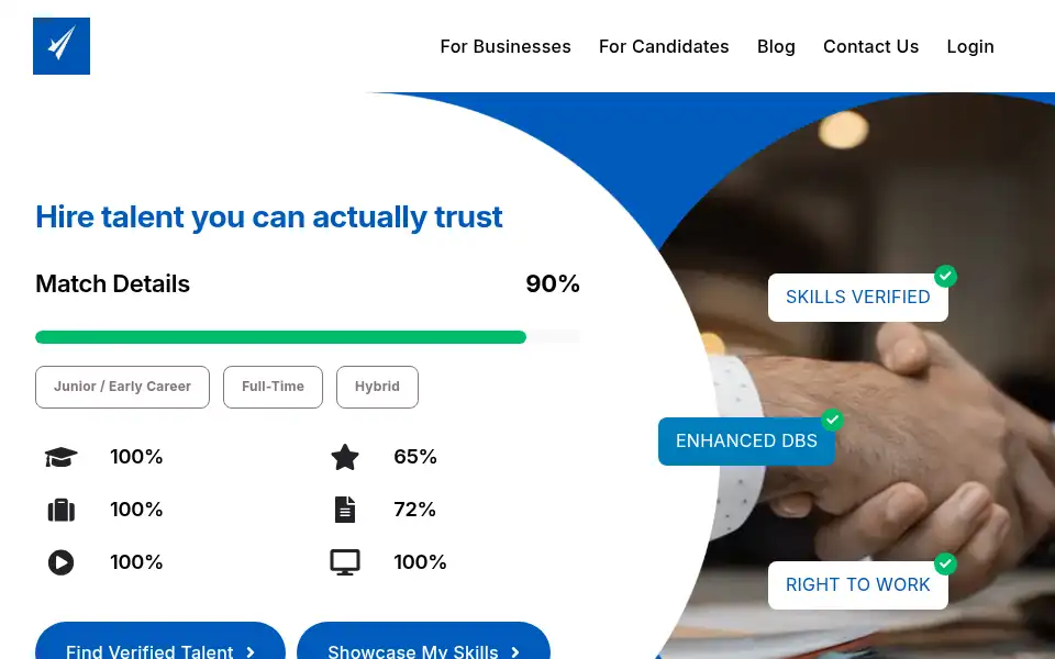 Screenshot of verivisu.co.uk