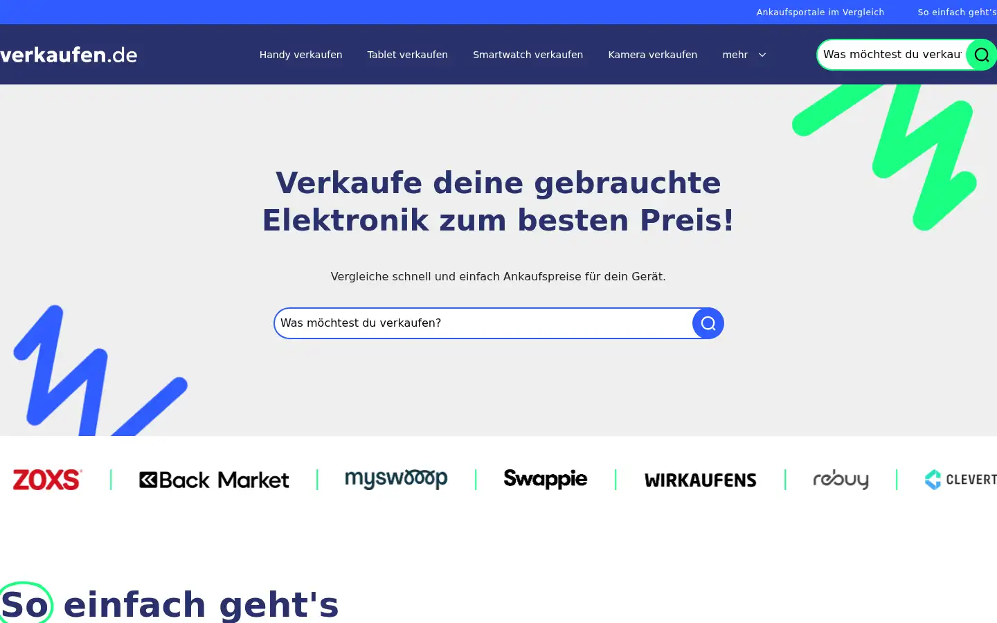 Screenshot of verkaufen.de