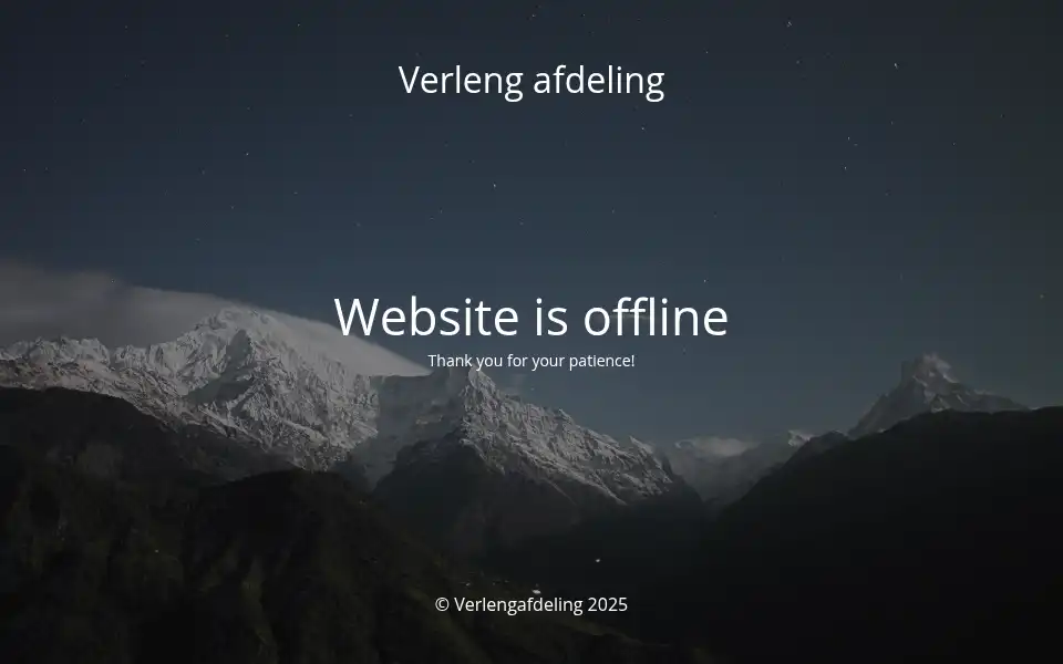 Screenshot of verlengafdeling.nl