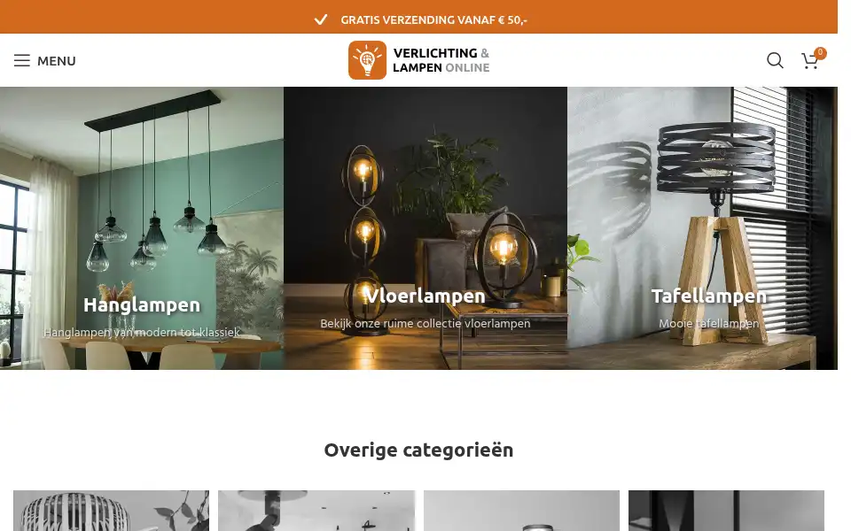 Screenshot of verlichting-en-lampen-online.nl