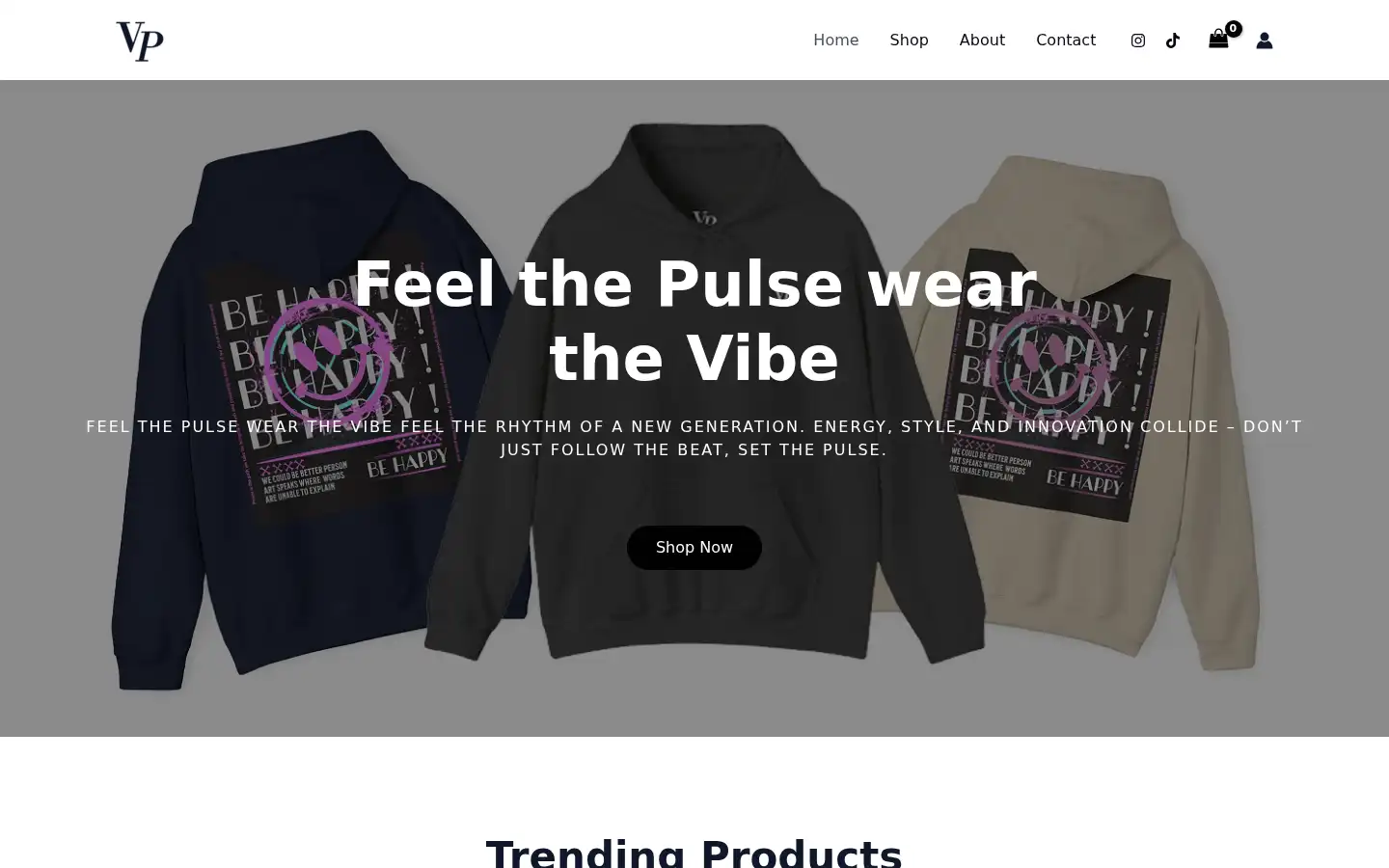 Screenshot of verpulse.com