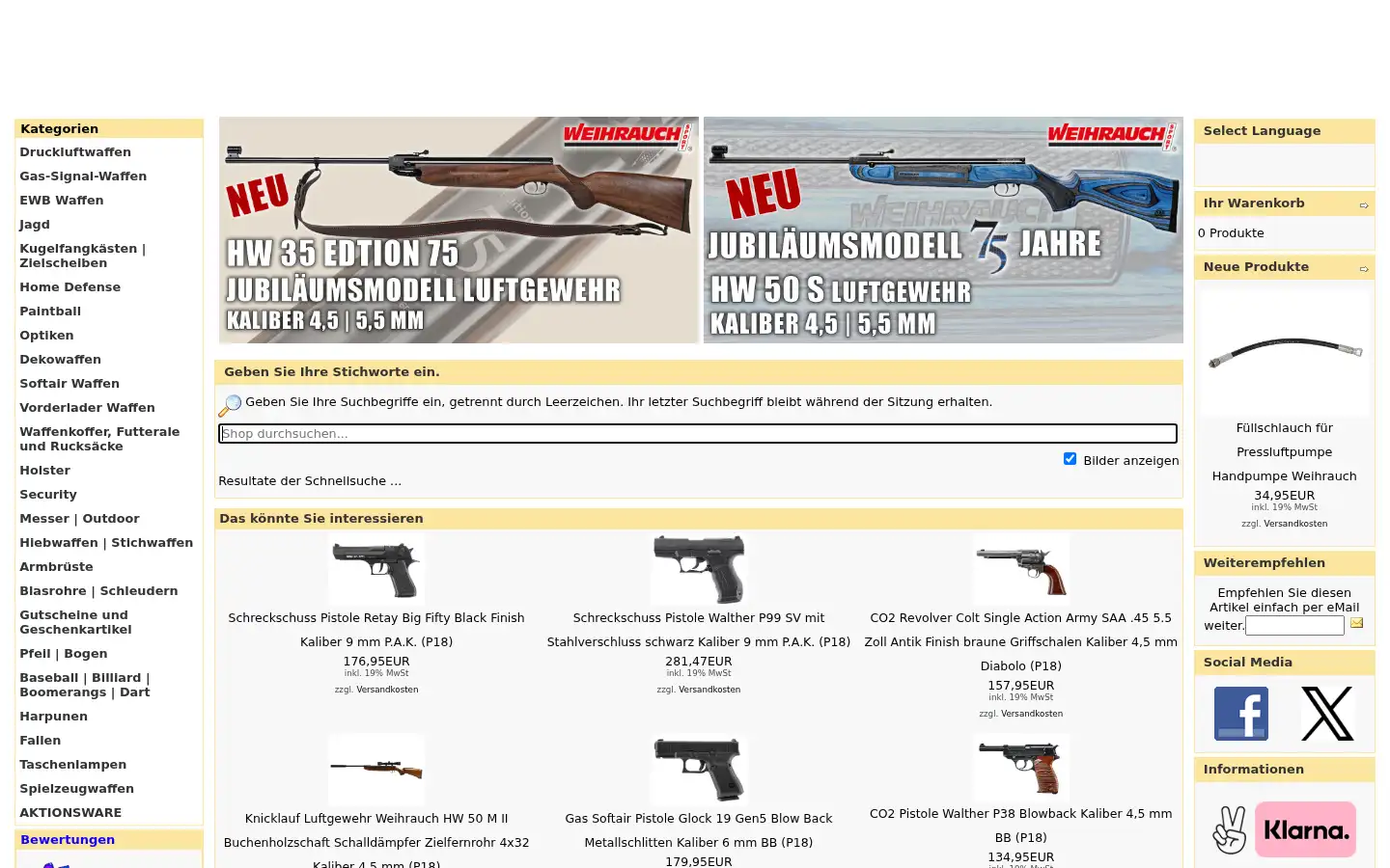 Screenshot of versandhaus-schneider.de