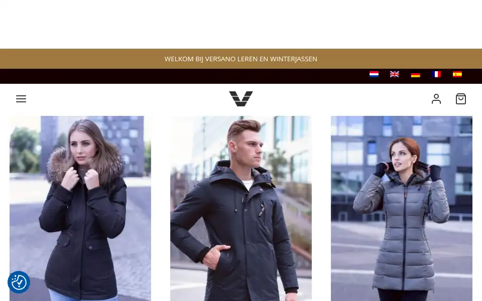 Screenshot of versano.nl