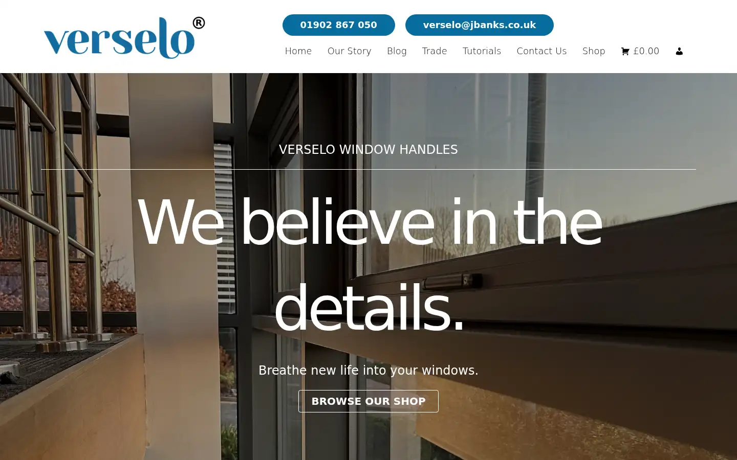 Screenshot of verselo.co.uk