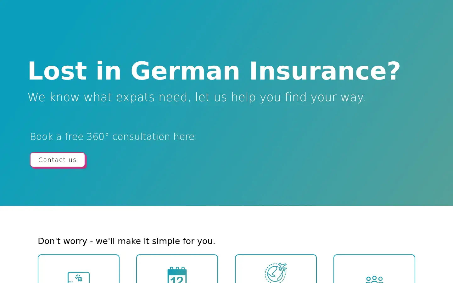Screenshot of versicherungsbuero-weiss.com