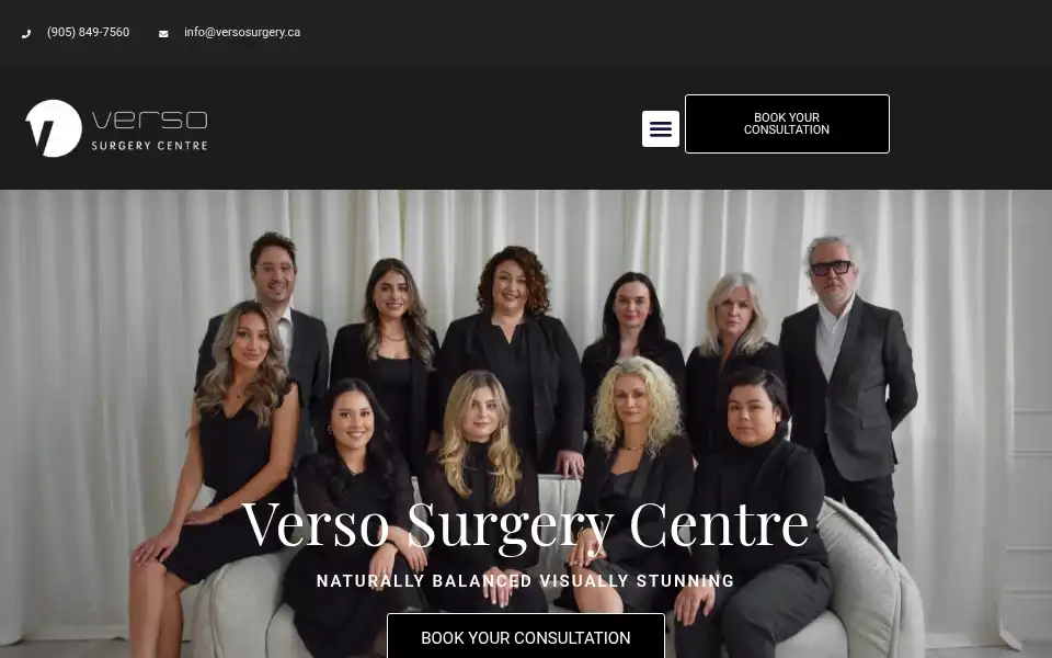 Screenshot of versosurgery.ca