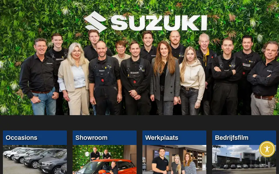 Screenshot of verstegen-suzuki.nl