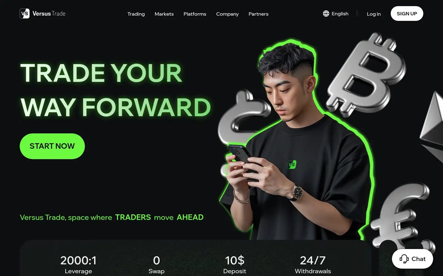 Screenshot of versus.trade