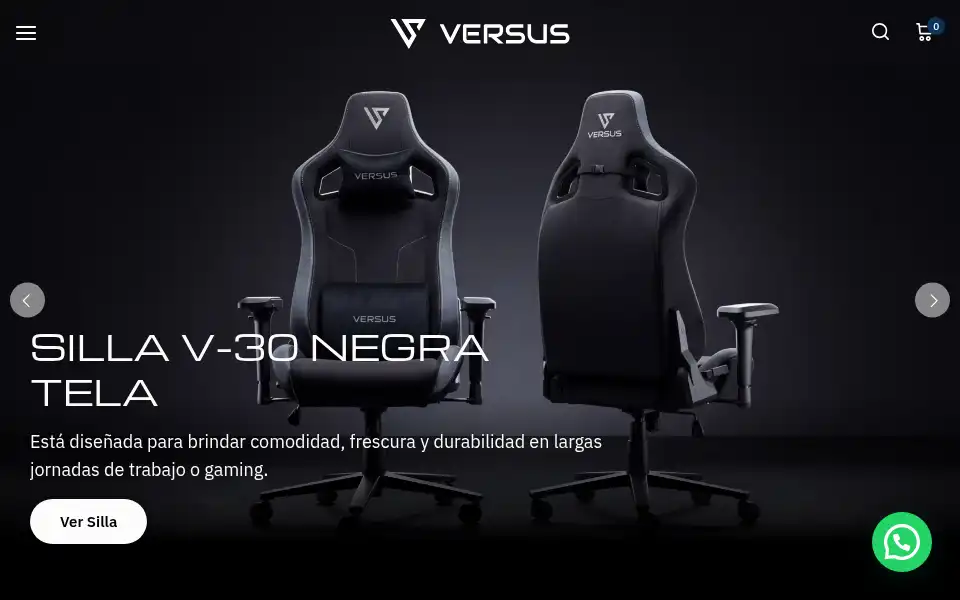Screenshot of versuscr.com
