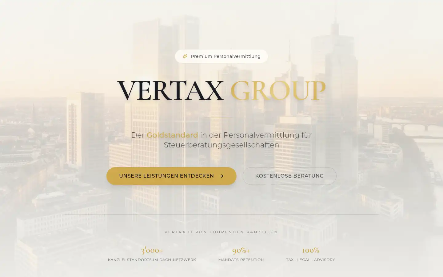Screenshot of vertax-group.de