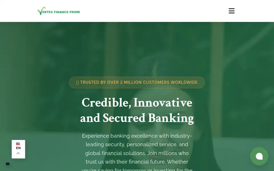 Screenshot of vertexfinprime.com