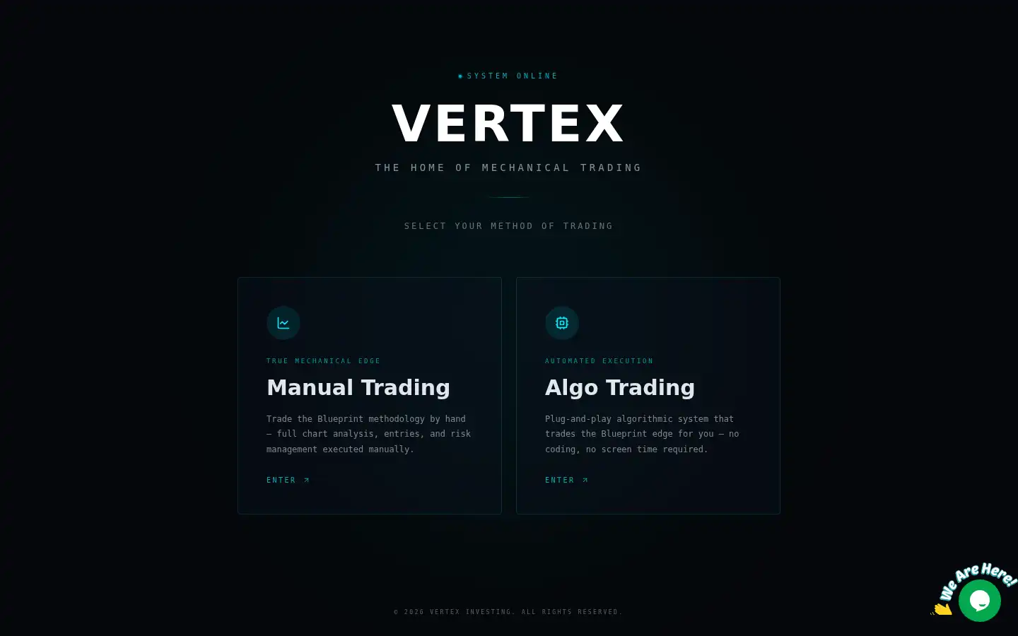 Screenshot of vertexinvesting.co.uk