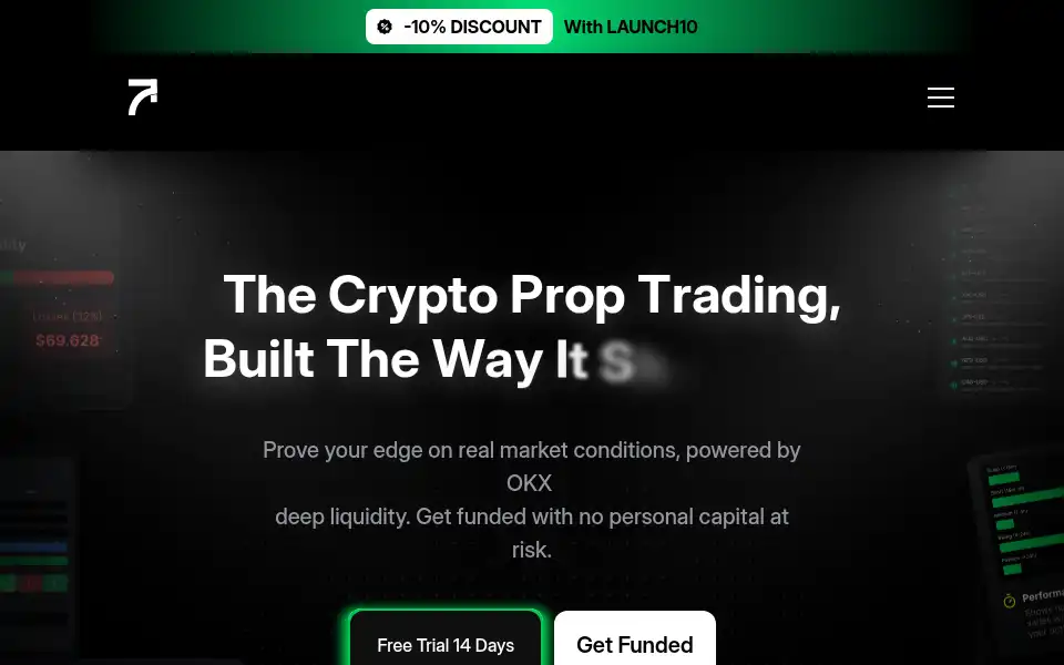 Screenshot of verticalprop.com
