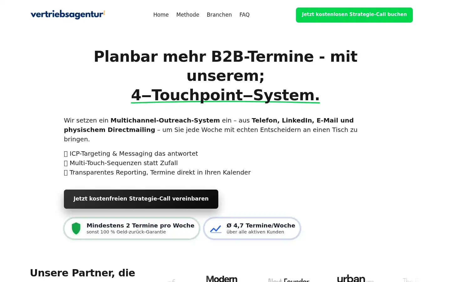 Screenshot of vertriebsagentur1.de